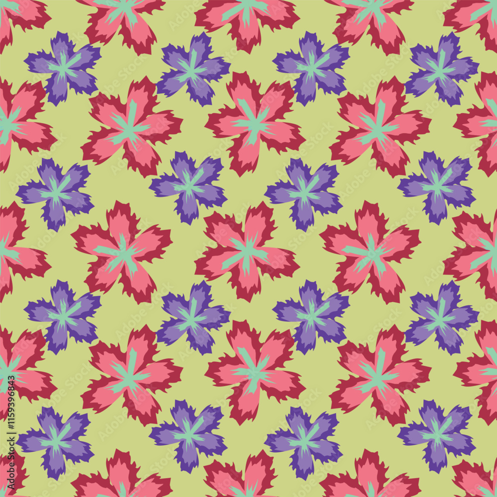 Seamless floral pattern, liberty ditsy print in delicate pastel colors. Pretty botanical design: small hand drawn flowers, little leaves, simple abstract bouquets on a light background Seamless floral pattern, liberty ditsy print in delicate pastel colors. Pretty botanical design: small hand drawn flowers, little leaves, simple abstract bouquets on a light background