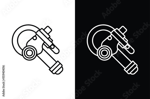 Pipe cutter icon vector on White Background ,Vector Art Illustration on white background.