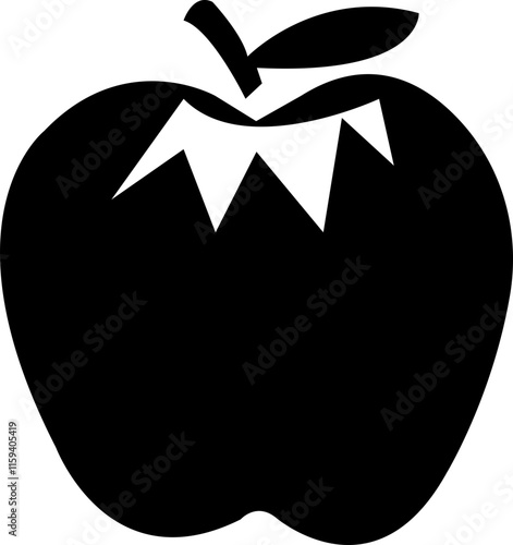 apple fruit flat icon, health, food, fresh, illustration, vector, fruit, silhouette, logotype, vegetarian, apple, dieting, shape, black, design, icon, leaf, nature, symbol, natural, organic, sweet, bu photo