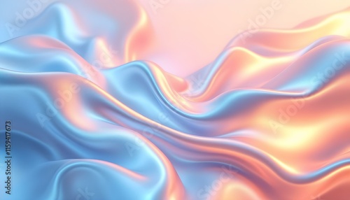 Wallpaper Mural A vibrant abstract background with fluid, wavy lines in orange and pink hues. Ideal for dynamic and energetic designs. A vibrant blend of gradient waves and smooth curves in pink and blue hues. Torontodigital.ca
