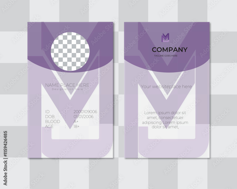Obraz premium ID CARD
