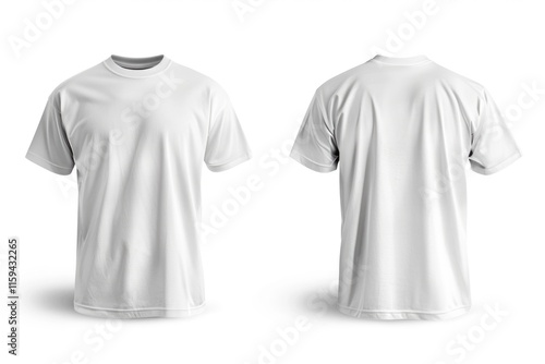 This is a white unisex t-shirt, ideal for customization with graphic designs or text. The material is soft and comfortable for everyday wear.