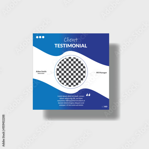 Gradient Client Testimonial Design