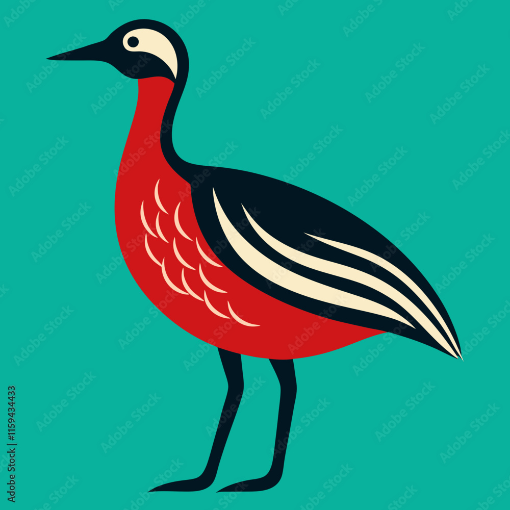 Obraz premium illustration of a beautiful bird