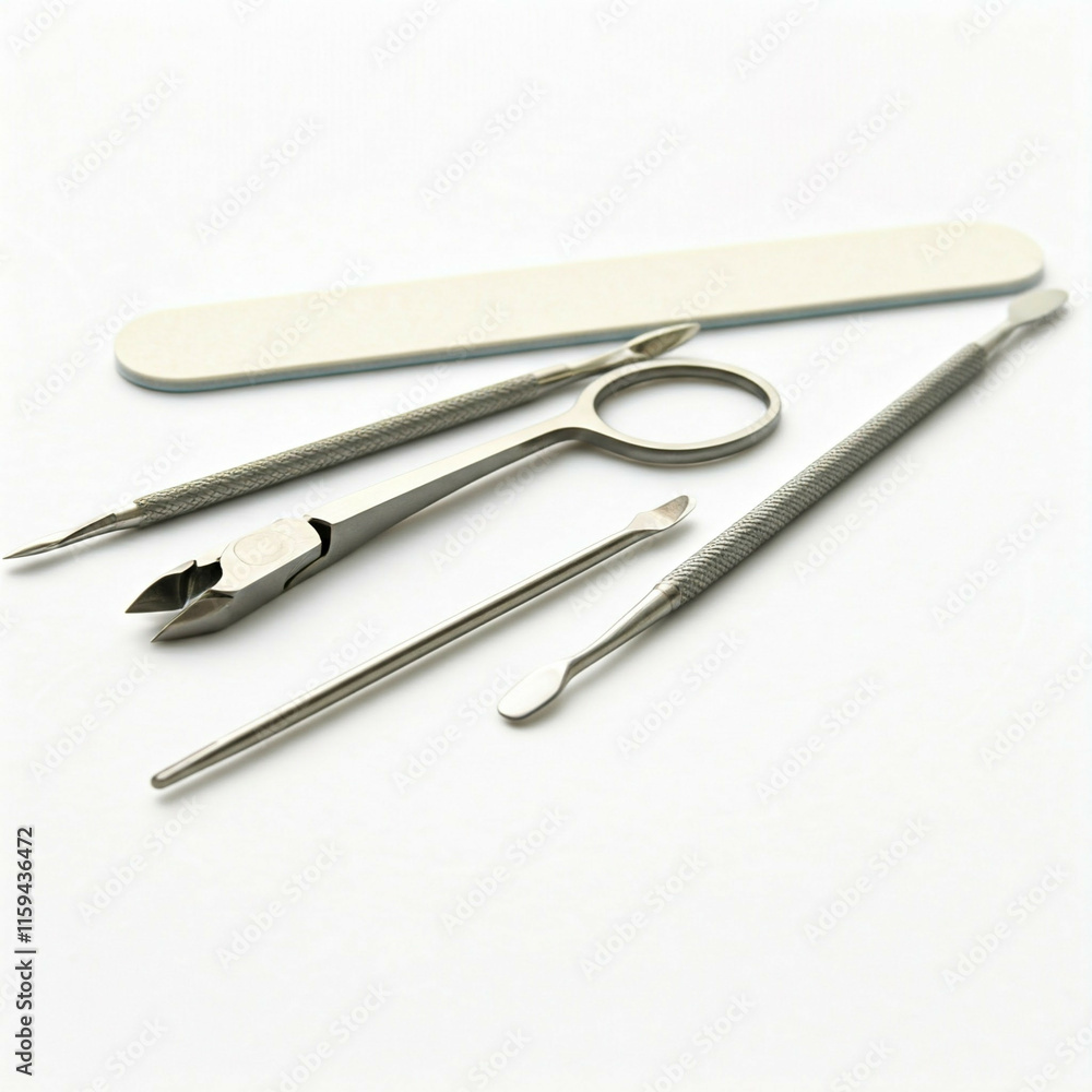 instruments on white background instruments on white background
