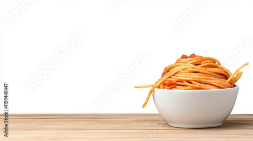 A plate of pasta adorned with a sophisticated sauce swirl and topped with herbs, looking like a culinary work of art. photo