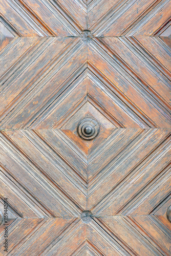 Obraz na płótnie The old wooden door - grunge background texture for design w salonie