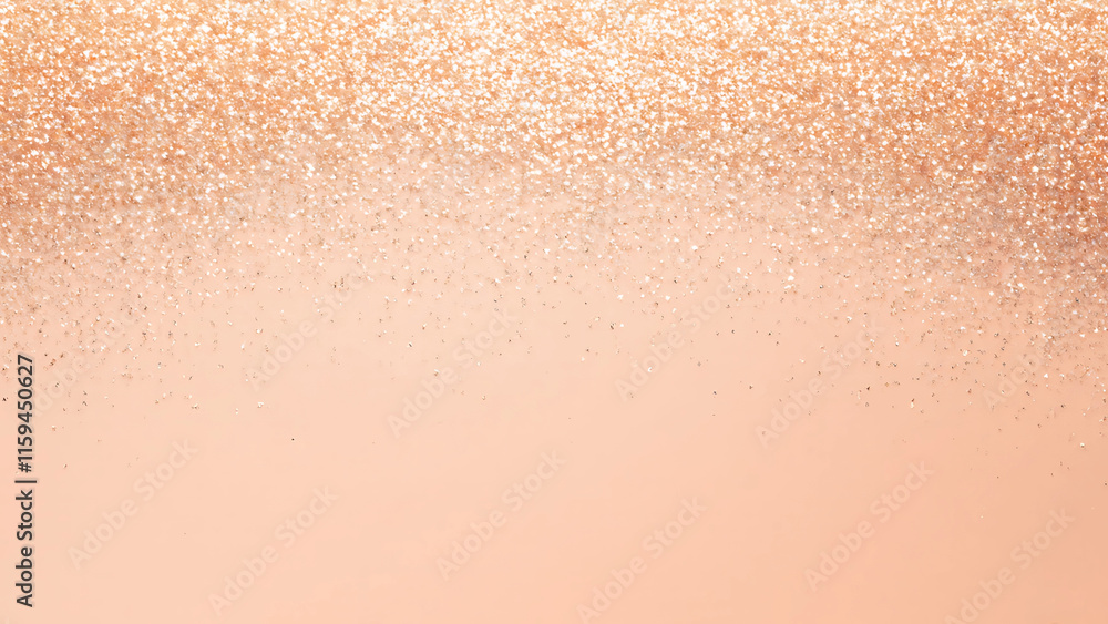 Fototapeta premium Abstract rose gold glitter texture. Festive, luxurious, elegant background for design, cards, invitations, banners.