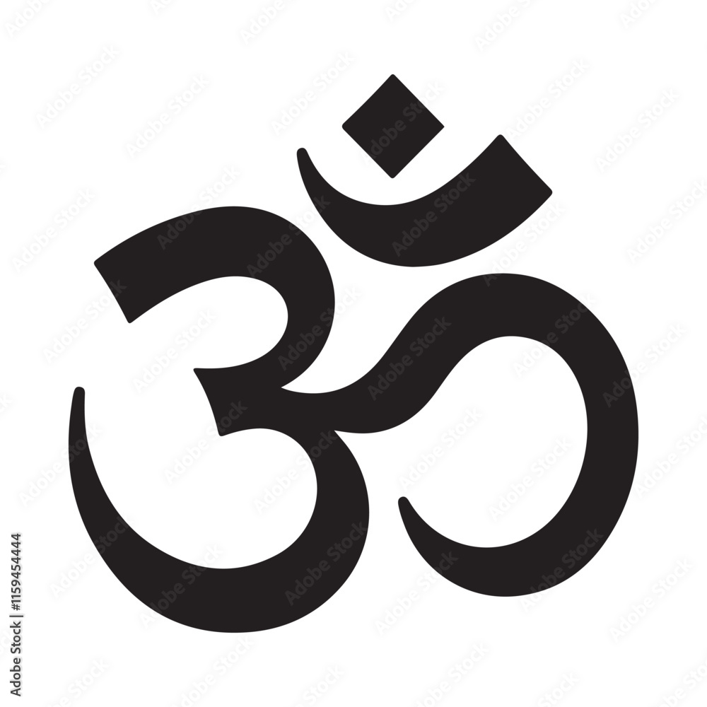 Om Symbol A Simple and Elegant Spiritual Icon Om Symbol A Simple and Elegant Spiritual Icon