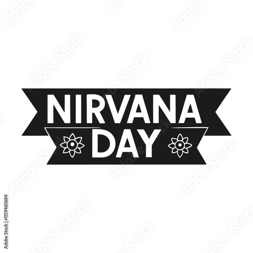 Nirvana day Background Template design for Poster or Banner