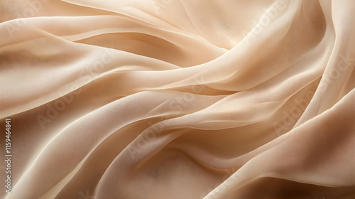 Wallpaper Mural Mocha mousse color 2025 silky drape-inspired background with cascading folds, soft gradients and elegant flowing motion Torontodigital.ca