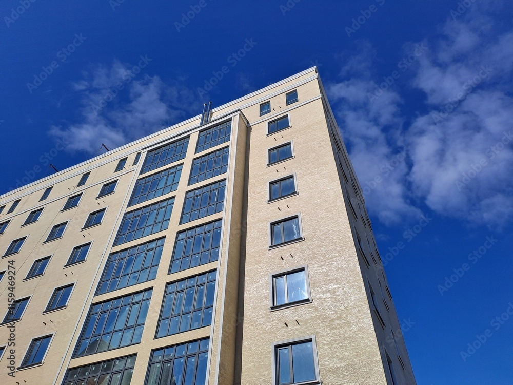 modern office building with sky modern office building with sky
