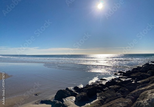 Plage de Costa da Caparica, Portugal