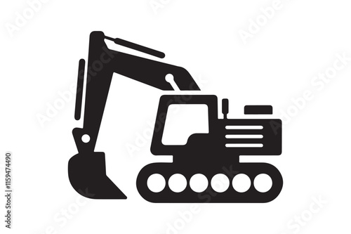 Creative excavator illustration 20.eps