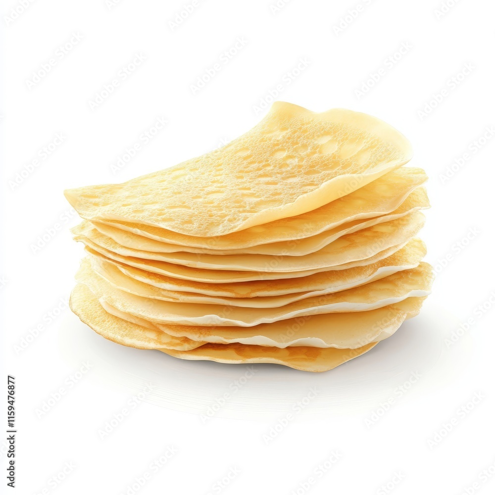 pancakes isolated on a white background pancakes isolated on a white background