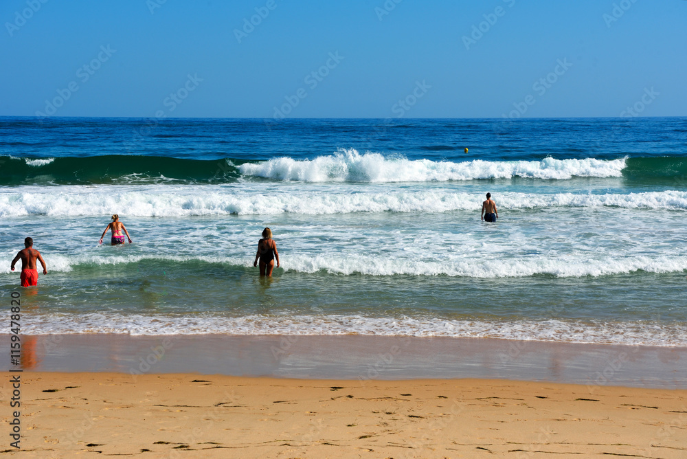 the beach on Ilha de Tavira, Algarve, Portuga the beach on Ilha de Tavira, Algarve, Portuga