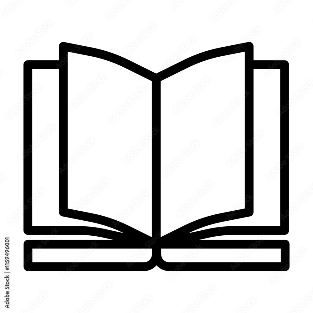 Reading Vector Line Icon Design Reading Vector Line Icon Design