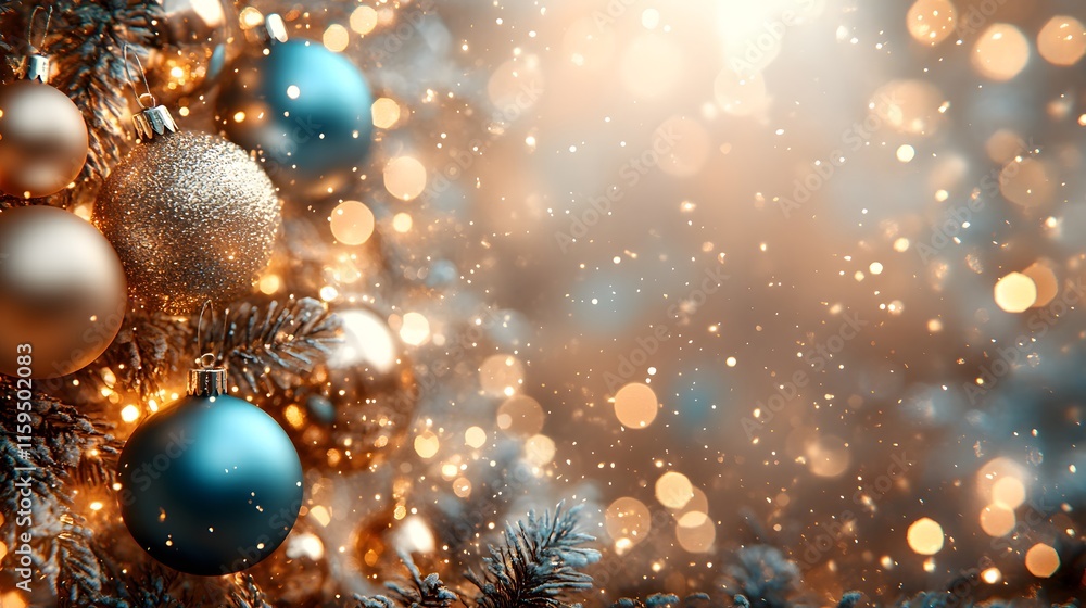 Golden and Red Holiday Banner for Festive Events Golden and Red Holiday Banner for Festive Events