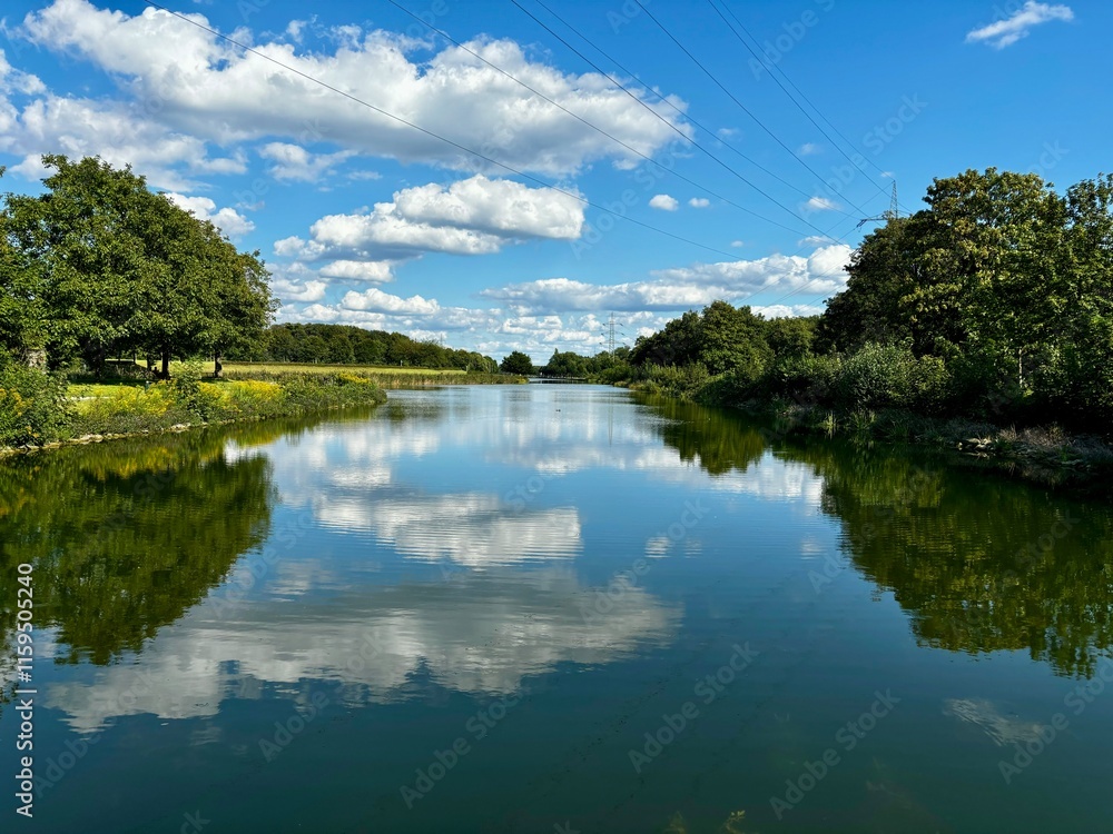 Dortmund-Ems-Kanal, Ruhrgebiet, Deutschland Dortmund-Ems-Kanal, Ruhrgebiet, Deutschland