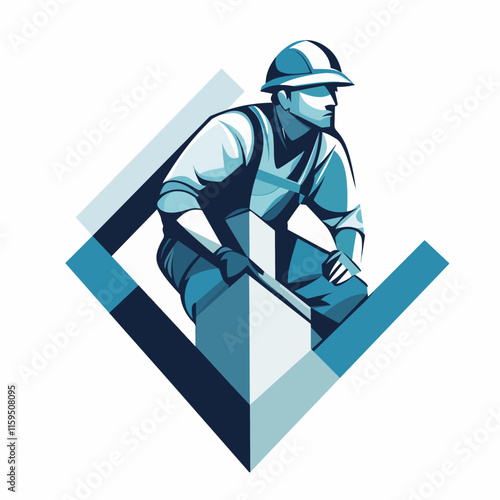 Construction Worker Logo