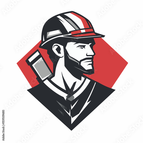 Construction Worker Logo