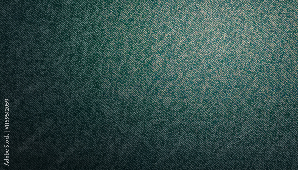 Fototapeta premium Dark green gradient textured background