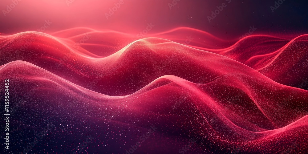 Bold flowing red gradients with glowing accents, Generative AI Bold flowing red gradients with glowing accents, Generative AI
