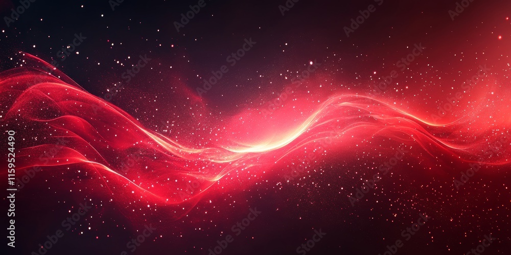 Bold flowing red gradients with glowing accents, Generative AI Bold flowing red gradients with glowing accents, Generative AI