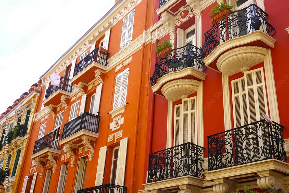 Obraz premium facade of a building in Monaco