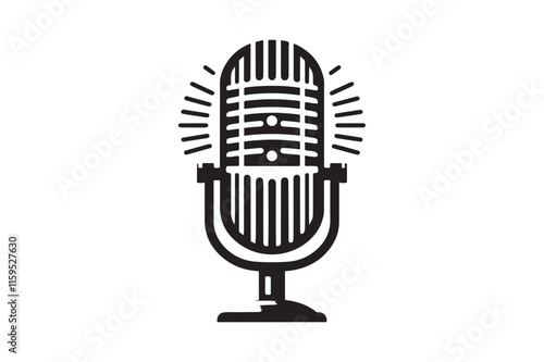 microphone silhouette vector 16.eps