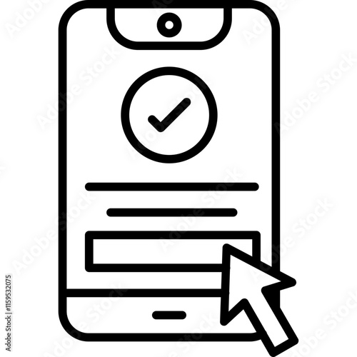 Mobile booking Icon