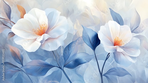 Green Leaf Collection: Artistic Watercolor and Detailed Digital Illustrations Featuring Clovers, Tropical Leaves, Falling Foliage, and Textured Dry Leaves - Perfect for Nature-Themed Designs and Decor