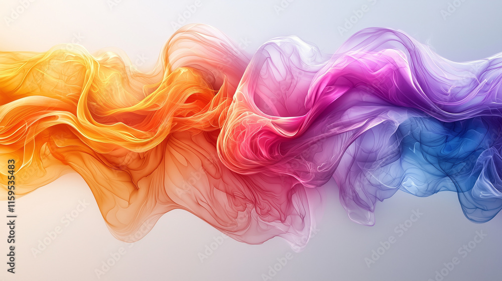 Abstract colorful background with waves Abstract colorful background with waves