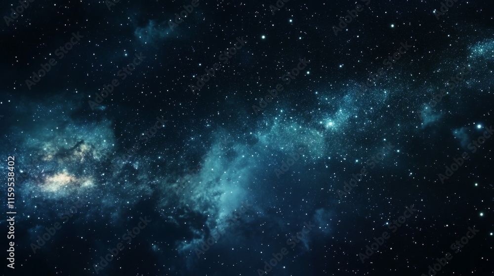 Fototapeta premium Night sky nature landscape background