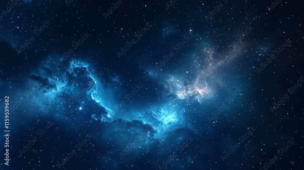 Fototapeta premium Night sky nature landscape background