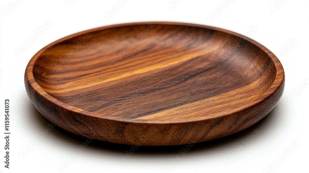 Elegant Wooden Bowl: A Rustic Kitchen Essential Elegant Wooden Bowl: A Rustic Kitchen Essential