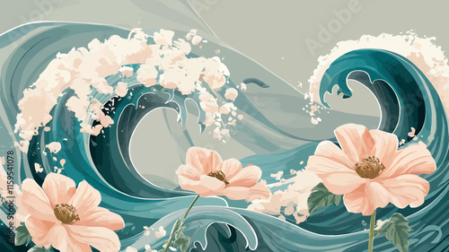 blooming tides petal drift wave garden inked blossoms flowing floral petal streams whispering waves floral currents ink ripple blooms
wave-kissed
