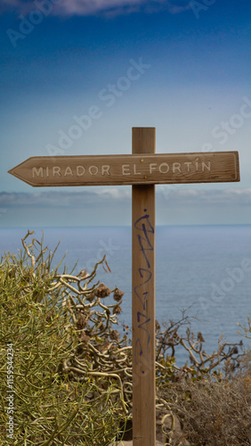 Mirador el Fortin szlak pieszy Teneryfa północ