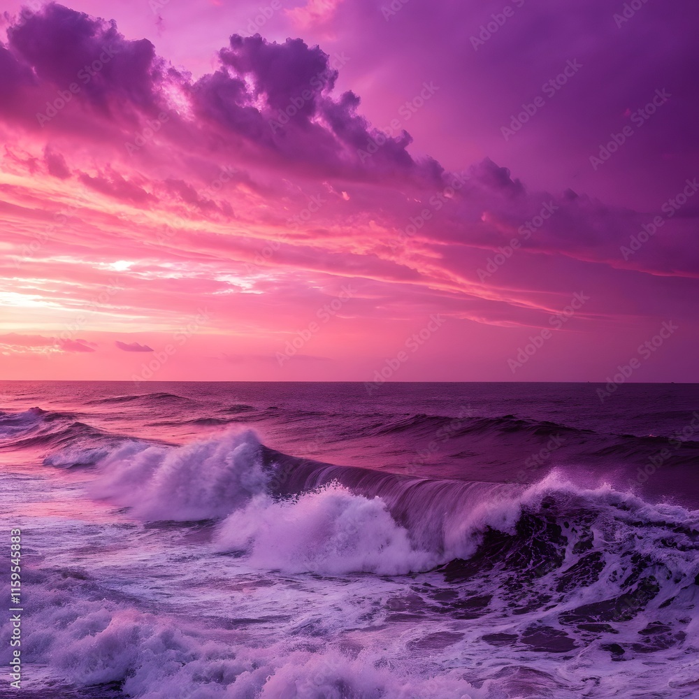 Obraz premium sunset over the sea