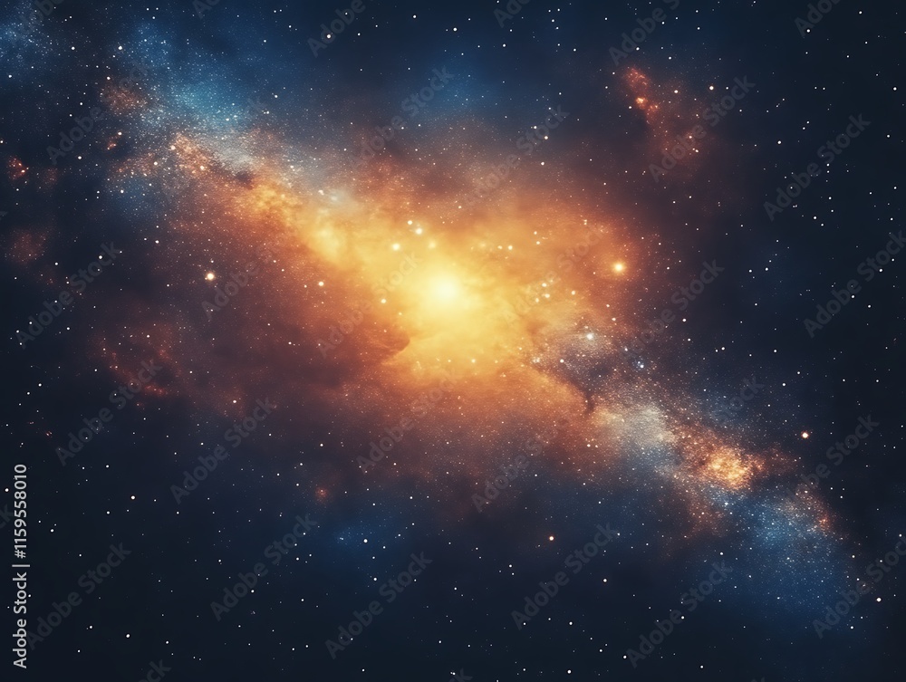 Cosmic Nebula Bright Starburst Galactic Clouds Cosmic Nebula Bright Starburst Galactic Clouds