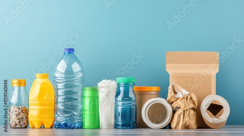 Umweltfreundliche Verpackungen und recycelbare Materialien für nachhaltige Wohnkonzepte photo