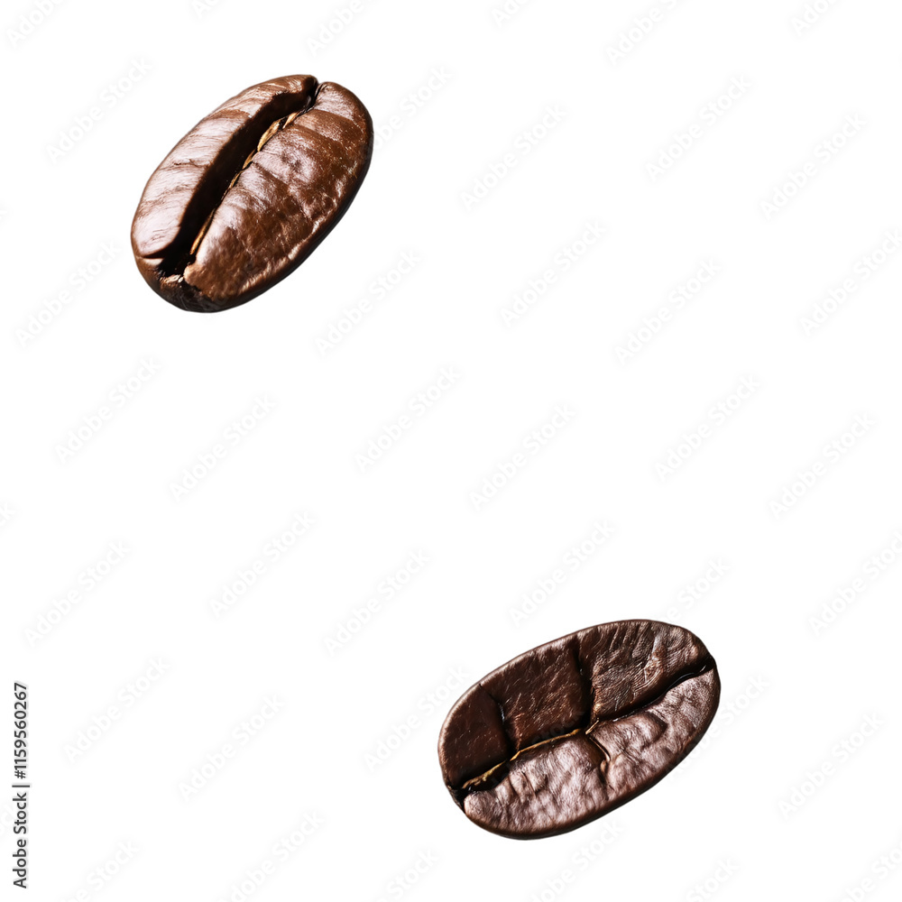 coffee beans isolated on transparent background coffee beans isolated on transparent background