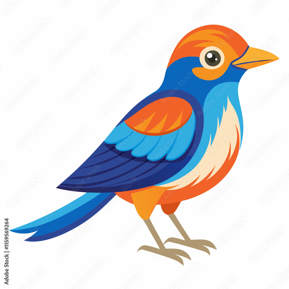 Bird on White Background Bird on White Background