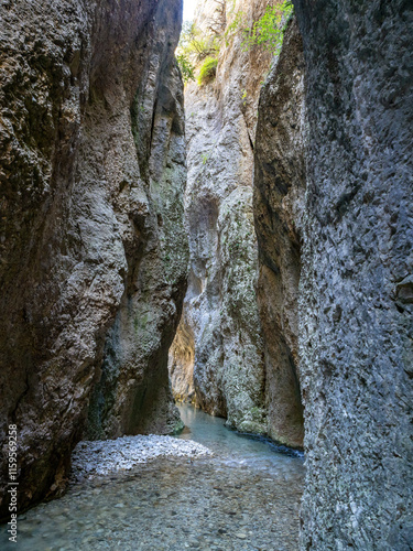 Hondo gorge near Tramacastilla, Teruel, Spain photo