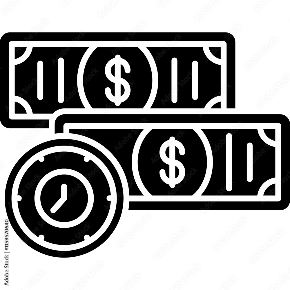 Time Is Money Icon
