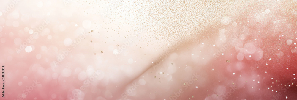 Ivory and rose metallic gradient with soft glitter accents and a noise texture Ivory and rose metallic gradient with soft glitter accents and a noise texture