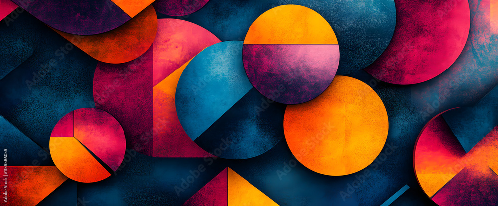 Abstract colorful geometric shapes background. Abstract colorful geometric shapes background.
