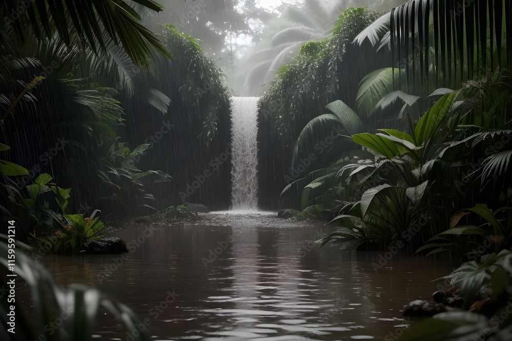 Fototapeta premium Rainfall