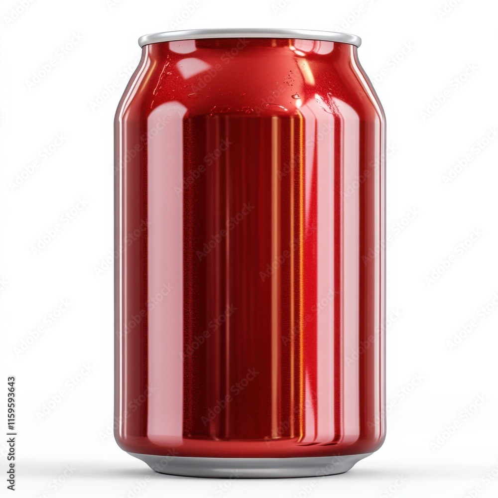 Fototapeta premium photo of a can of soda, hd, isolated on white background. 