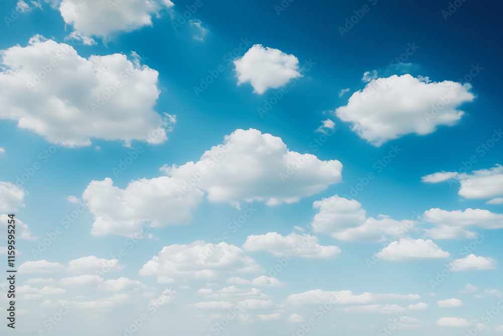 Bright blue sky and white clouds. Nature background. Bright blue sky and white clouds. Nature background.